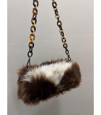 Brown and white colorblock...